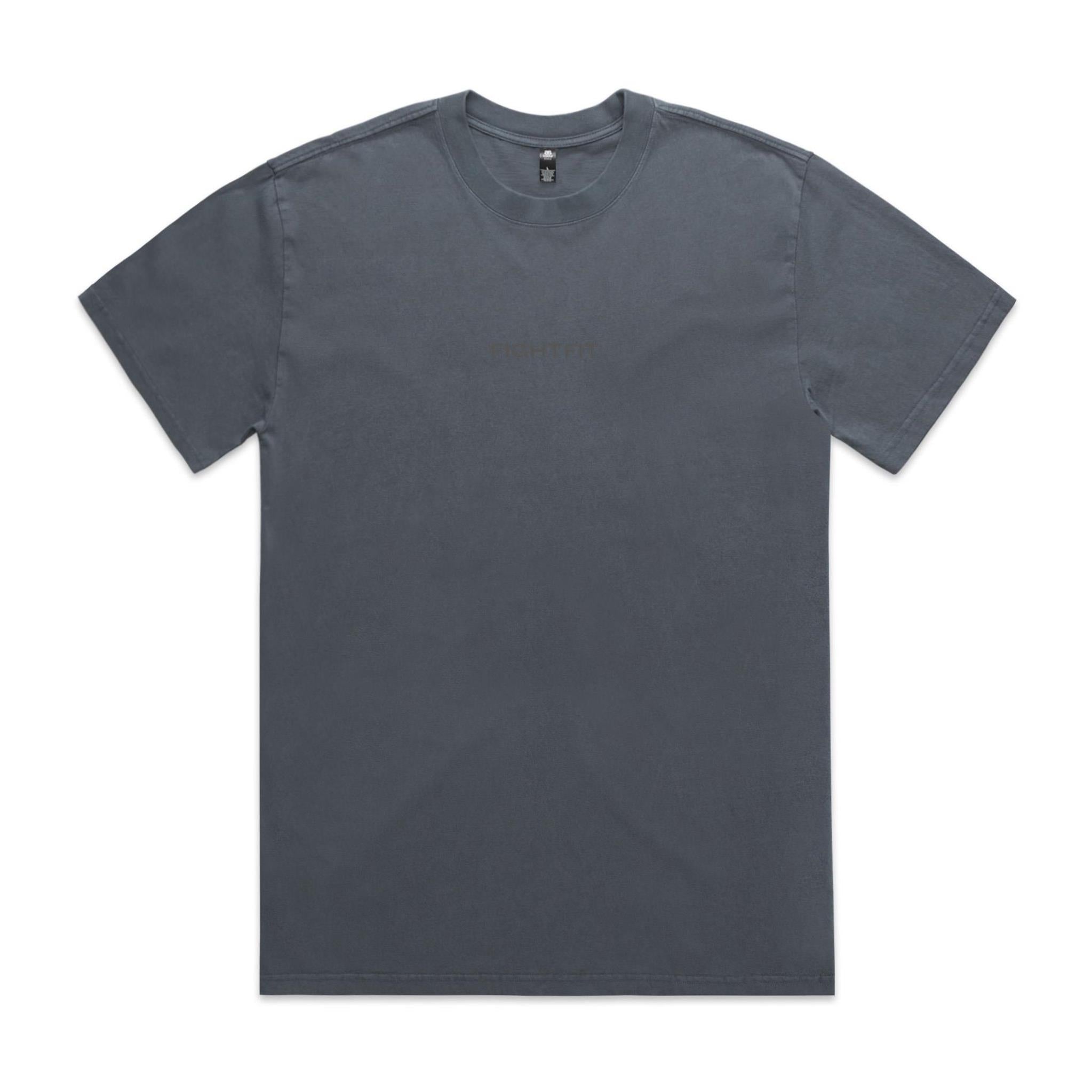 Train Hard Fight Fit / Oversize Fit Heavy Faded Tee
